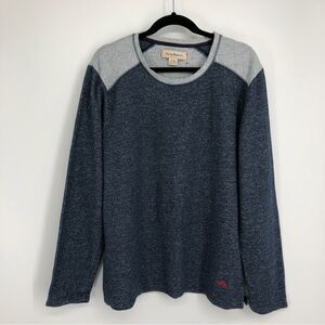 TOMMY BAHAMA Crewneck Lounge Sweatshirt Fleece Blue Gray Mens XL‎
